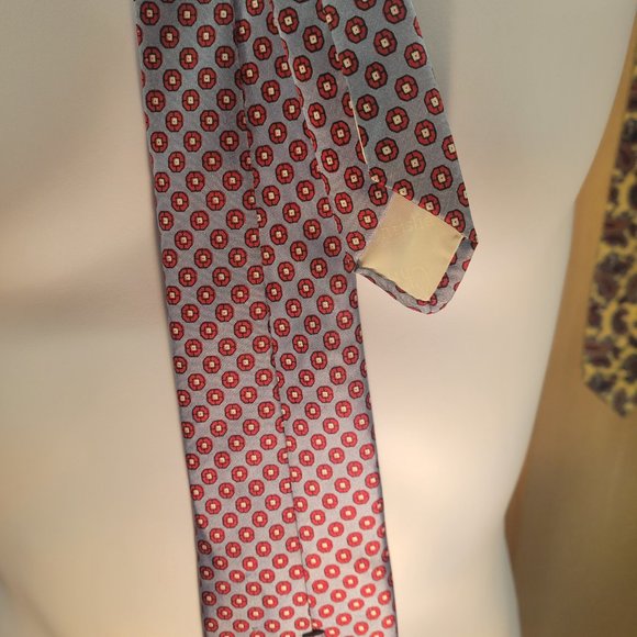 CHRISTIAN DIOR TIE SILK NECKTIE BLUE - Picture 6 of 7